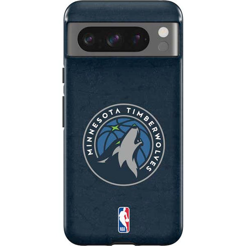 NBA Minnesota Timberwolves Distressed Google Pixel 8 Pro Impact Case